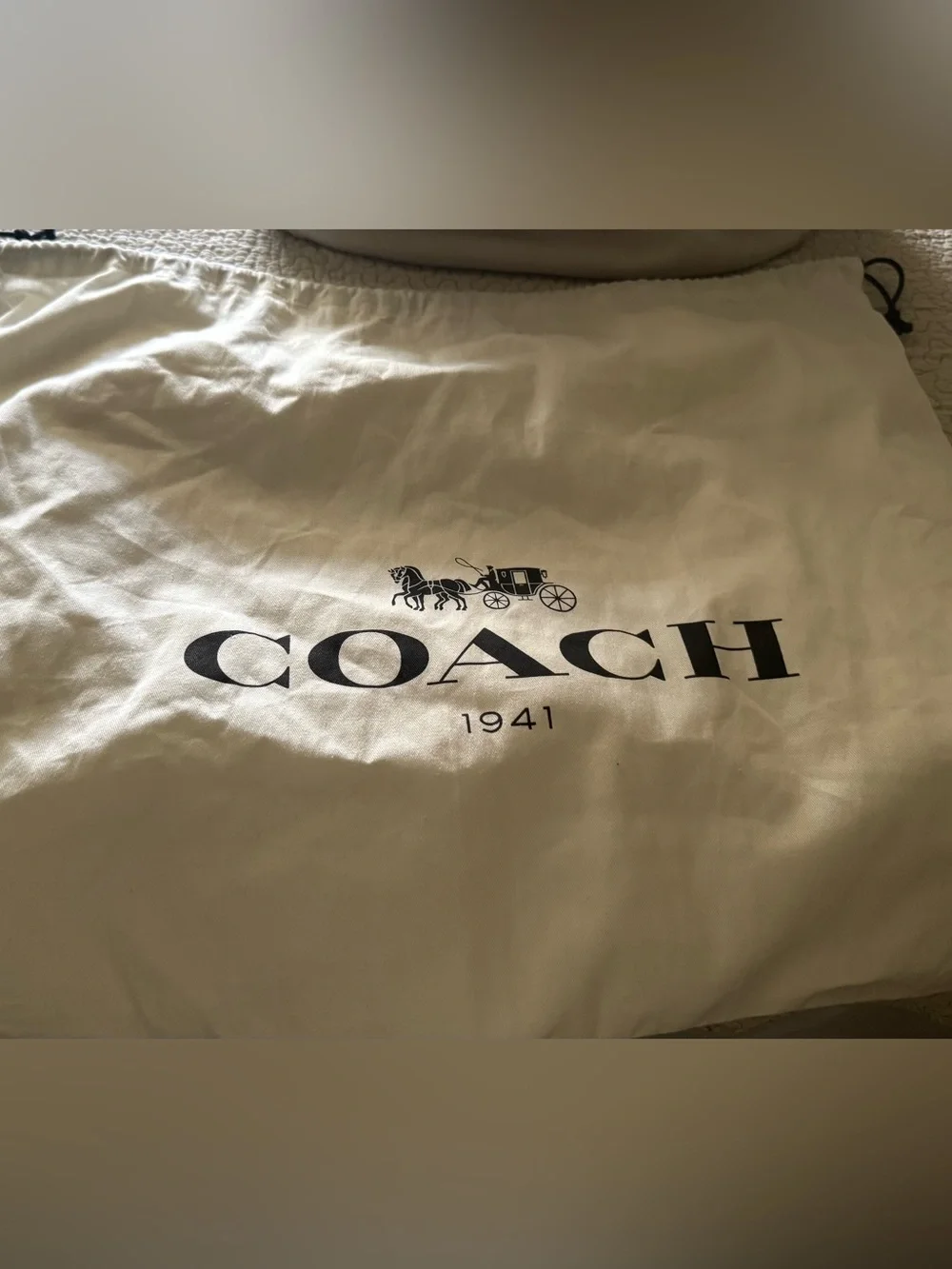 Coach 1941 Bandit 39 Hobo in Chalk with Gold Hardware